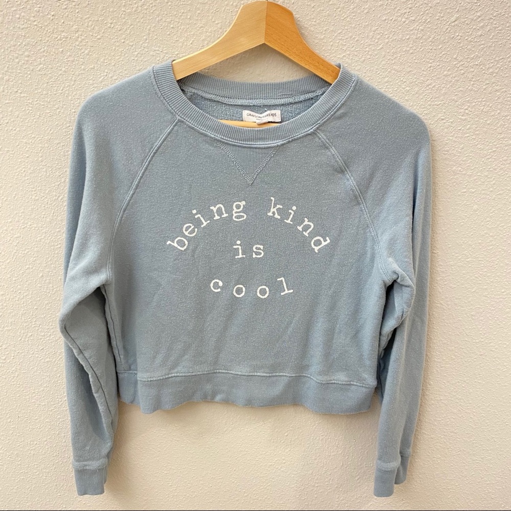 Grayson Threads Kind Cool Pullover Crop Sweater S